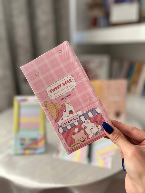 یادداشت رومیزی پایهدار پیتیکو | Pretty Notebook فانتزی با پایه مقوایی