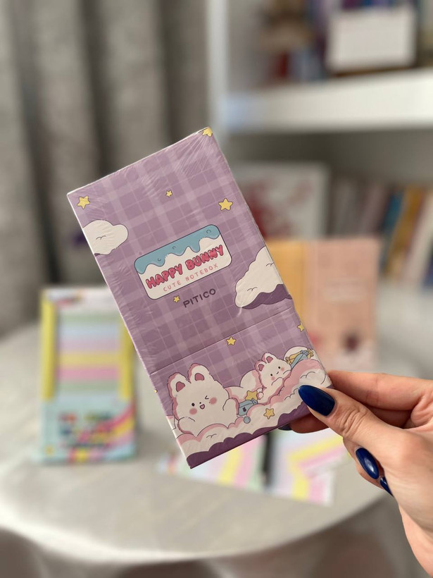 یادداشت رومیزی پایهدار پیتیکو | Pretty Notebook فانتزی با پایه مقوایی